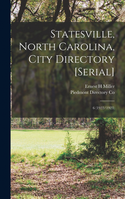 Statesville, North Carolina, City Directory [serial]