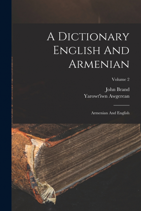 A Dictionary English And Armenian