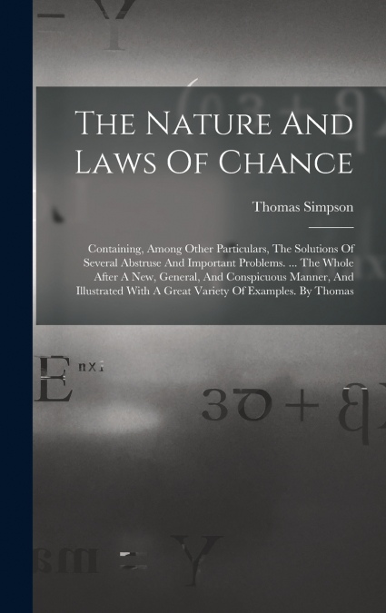 The Nature And Laws Of Chance