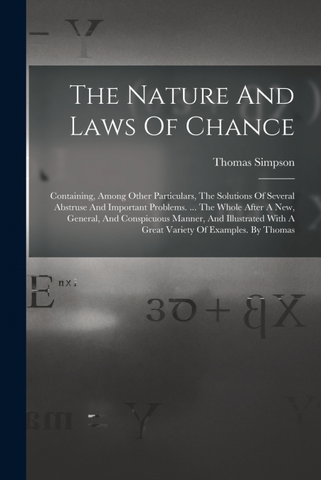 The Nature And Laws Of Chance