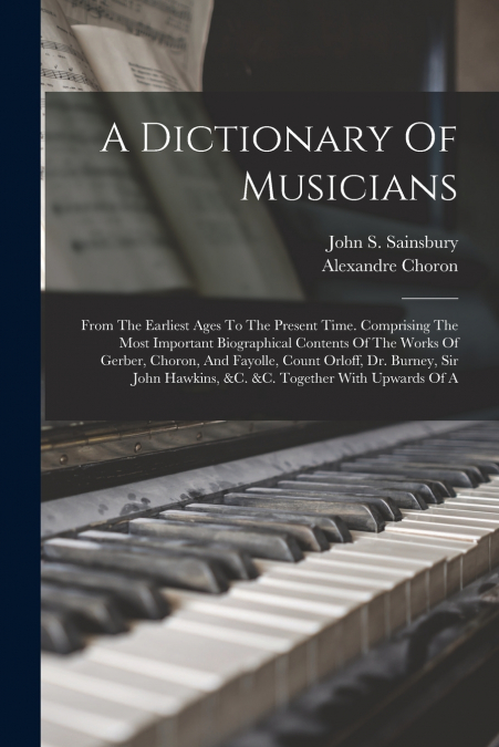 A Dictionary Of Musicians