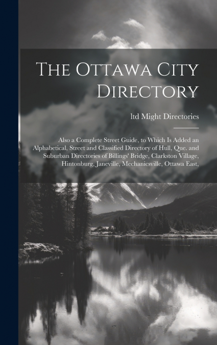 The Ottawa City Directory