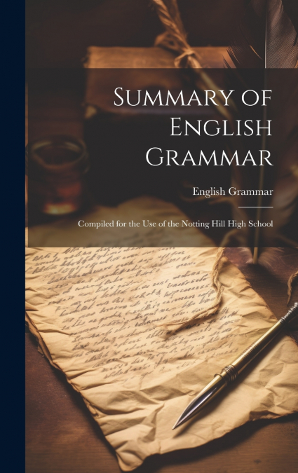 Summary of English Grammar