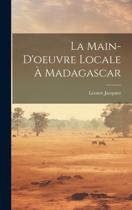 La Main-D’oeuvre Locale À Madagascar