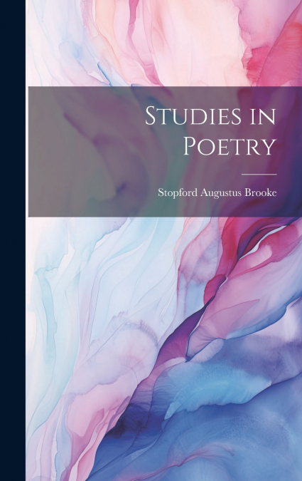 Studies in Poetry
