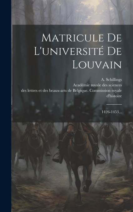Matricule De L’université De Louvain