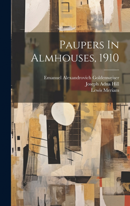 Paupers In Almhouses, 1910