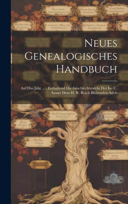 Neues Genealogisches Handbuch