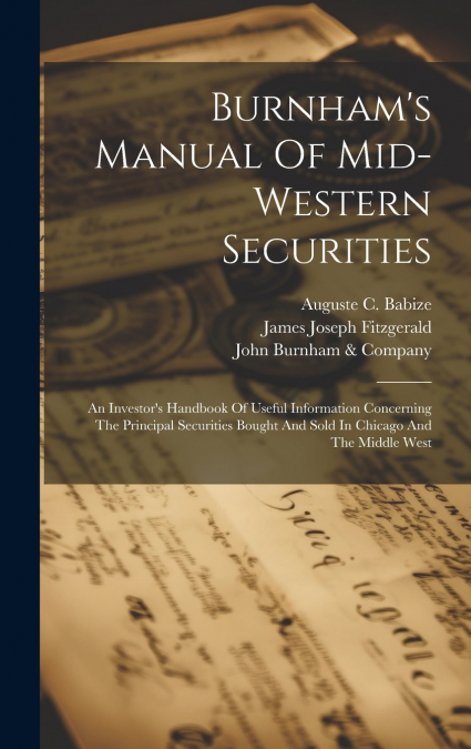 Burnham’s Manual Of Mid-western Securities