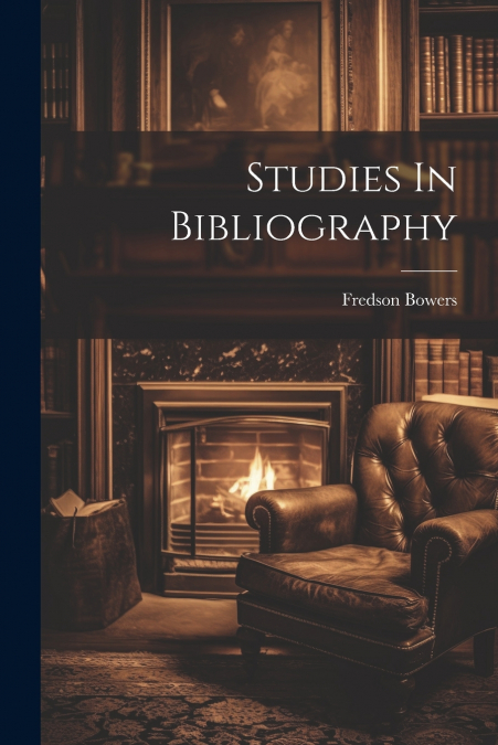 Studies In Bibliography