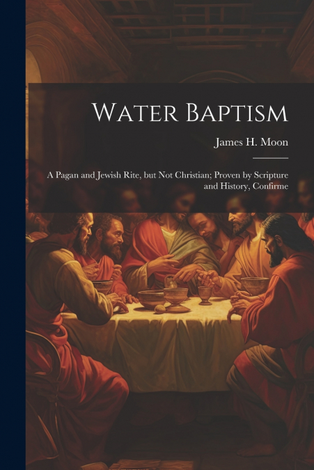 Water Baptism; a Pagan and Jewish Rite, but not Christian; Proven by Scripture and History, Confirme