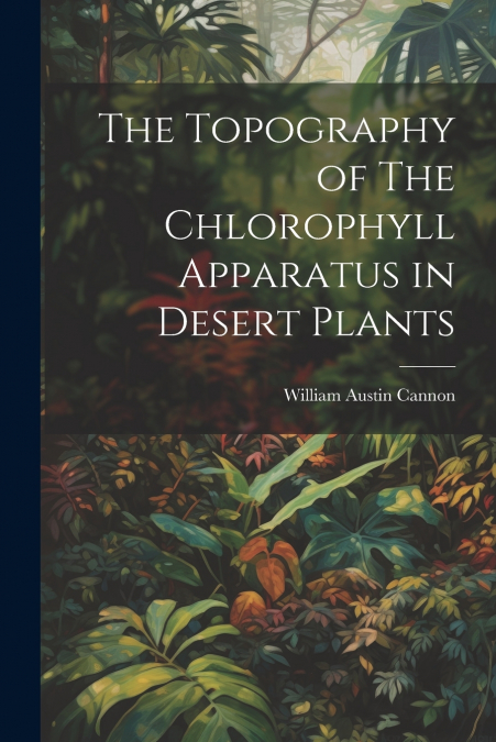 The Topography of The Chlorophyll Apparatus in Desert Plants