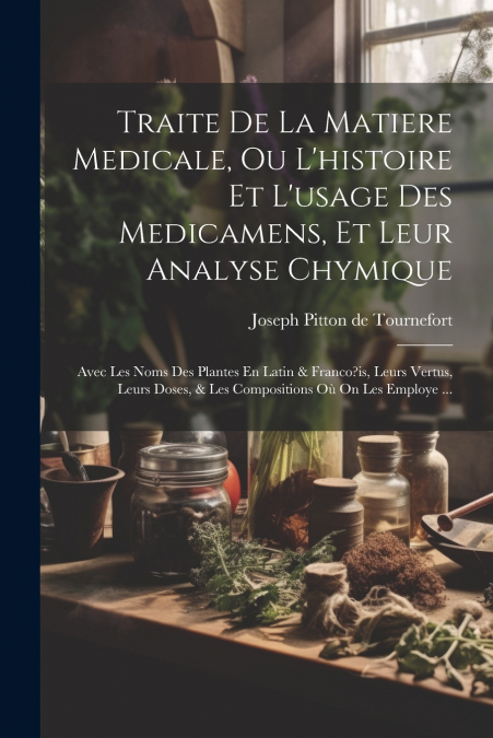 Traite De La Matiere Medicale, Ou L’histoire Et L’usage Des Medicamens, Et Leur Analyse Chymique