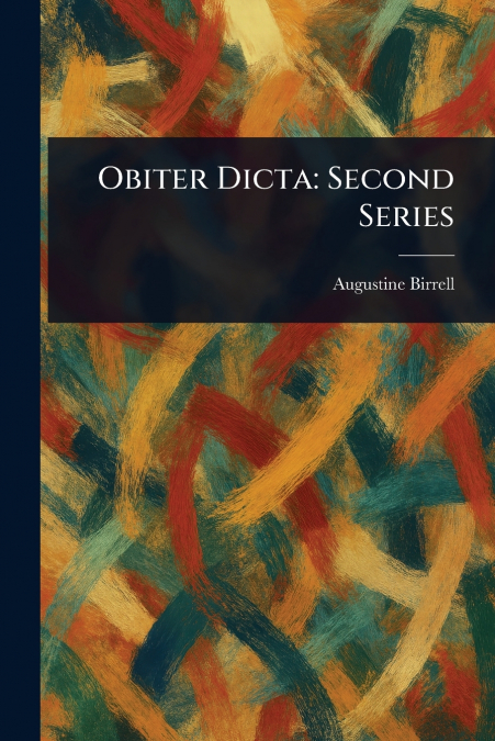 Obiter Dicta