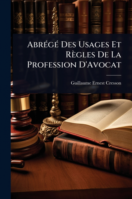 AbrÃ©gÃ© Des Usages Et RÃ¨gles De La Profession D’Avocat