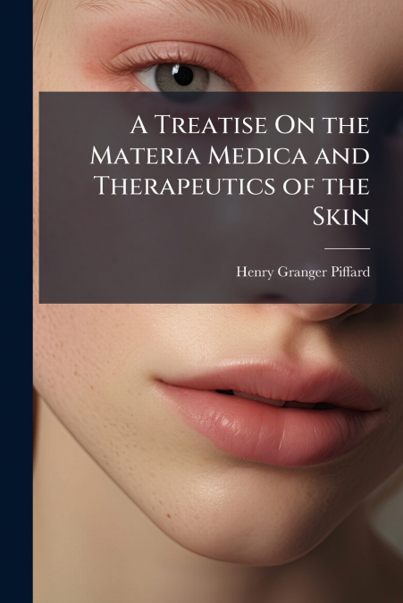 A Treatise On the Materia Medica and Therapeutics of the Skin
