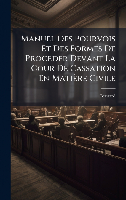 Manuel Des Pourvois Et Des Formes De ProcÃ©der Devant La Cour De Cassation En MatiÃ¨re Civile