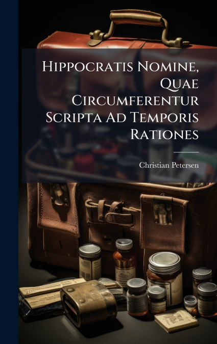 Hippocratis Nomine, Quae Circumferentur Scripta Ad Temporis Rationes
