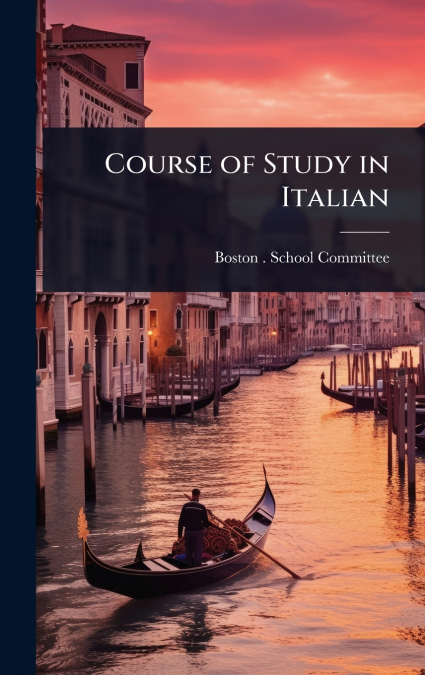 Course of Study in Italian