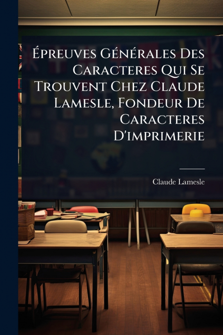 Ãpreuves GÃ©nÃ©rales Des Caracteres Qui Se Trouvent Chez Claude Lamesle, Fondeur De Caracteres D’imprimerie