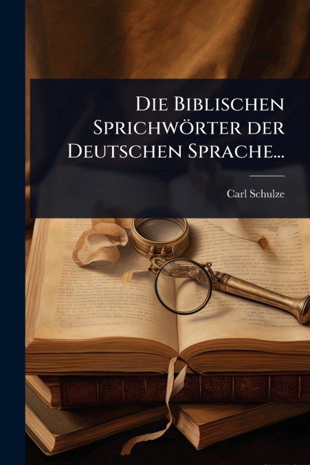 Die Biblischen SprichwÃ¶rter der Deutschen Sprache...
