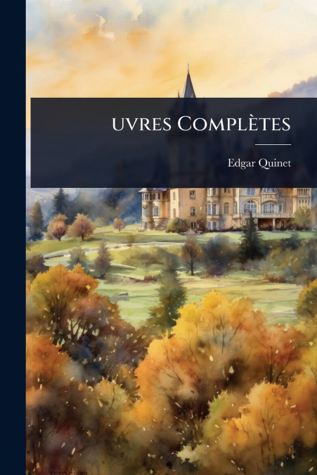 Âuvres ComplÃ¨tes