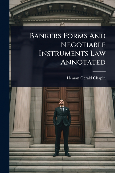 Bankers Forms And Negotiable Instruments Law Annotated