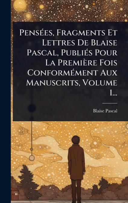 PensÃ©es, Fragments Et Lettres De Blaise Pascal, PubliÃ©s Pour La PremiÃ¨re Fois ConformÃ©ment Aux Manuscrits, Volume 1...