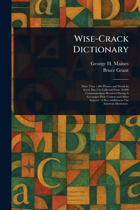 Wise-Crack Dictionary