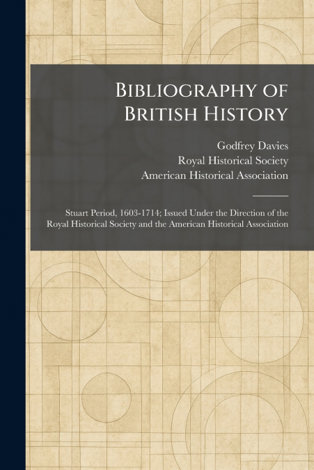 Bibliography of British History