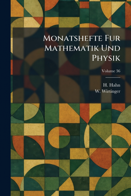 Monatshefte fur Mathematik und Physik