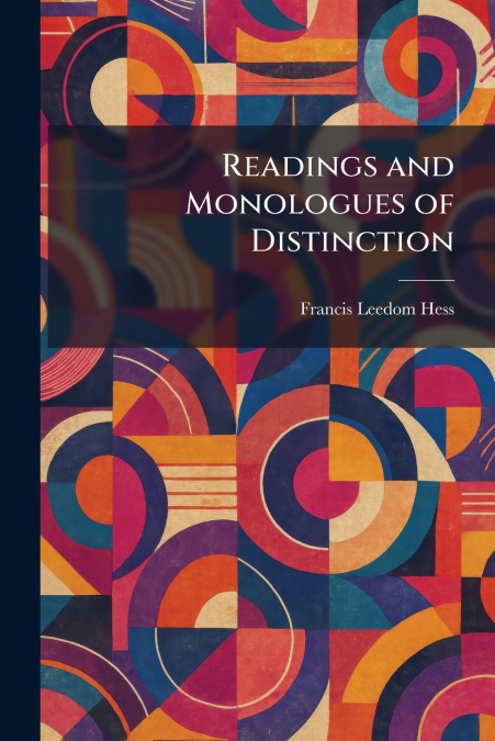 Readings and Monologues of Distinction