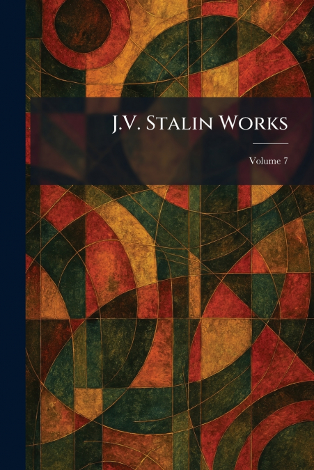 J.V. Stalin Works