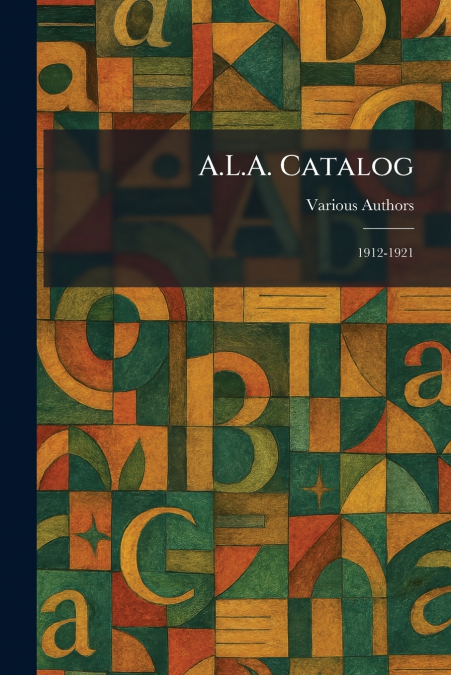 A.L.A. CATALOG