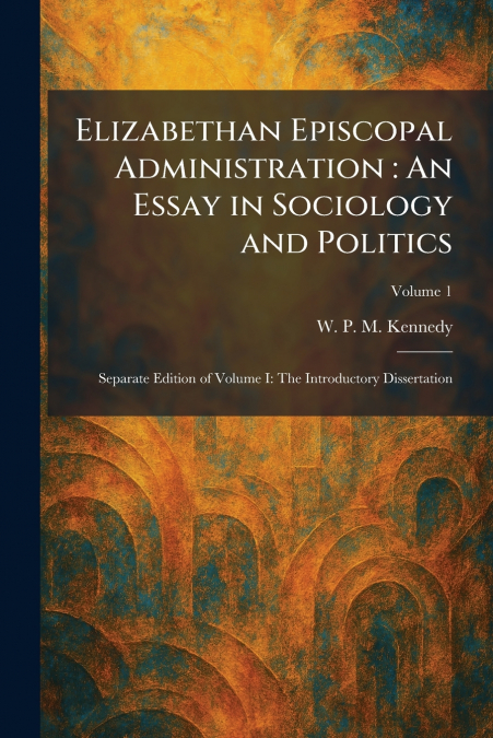 Elizabethan Episcopal Administration