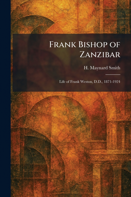 Frank Bishop of Zanzibar