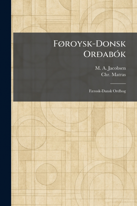 FÃ¸roysk-Donsk OrÃ°abÃ³k