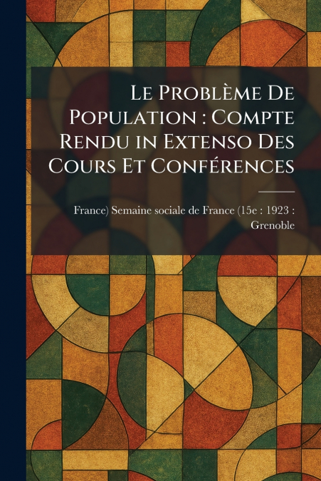 Le ProblÃ¨me De Population