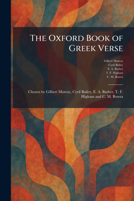 The Oxford Book of Greek Verse