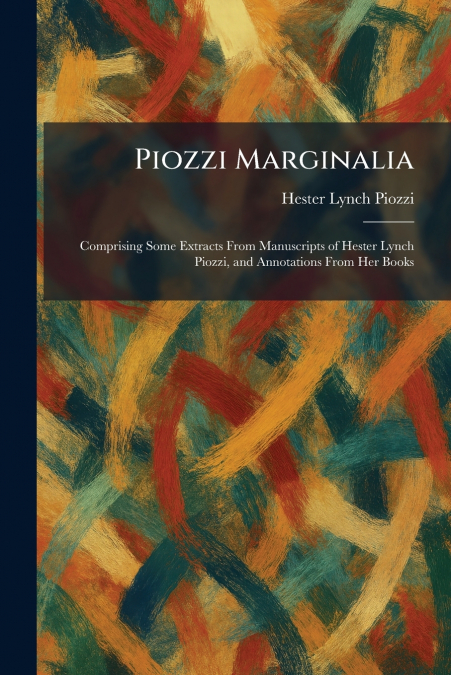 Piozzi Marginalia