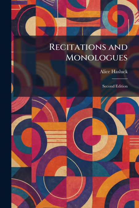 Recitations and Monologues