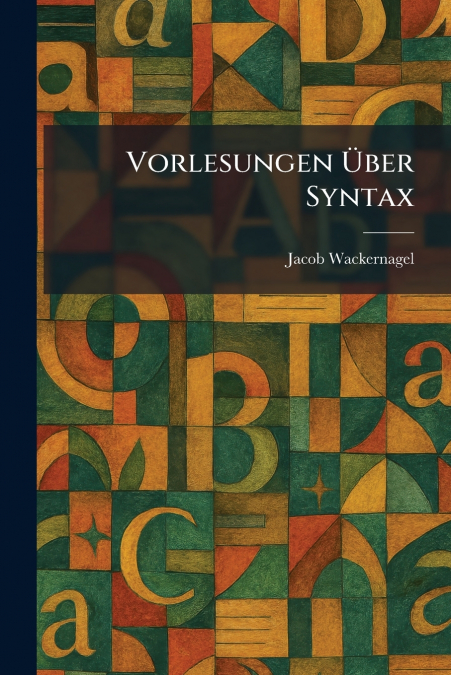 Vorlesungen Ãber Syntax