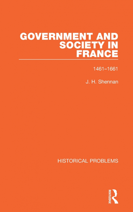 Government and Society in France