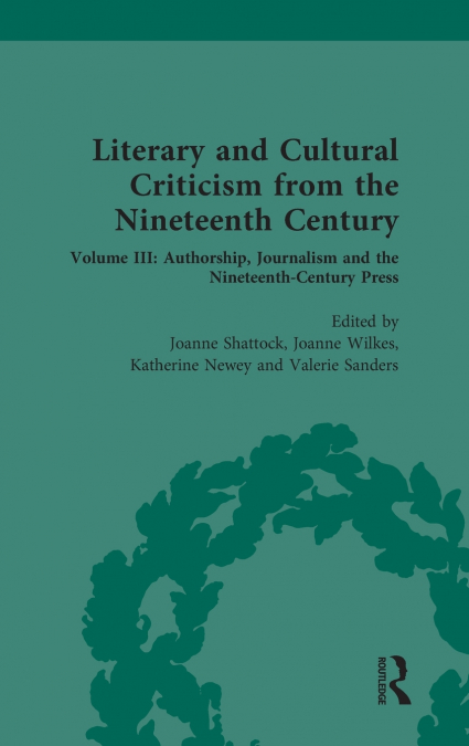 Literary and Cultural Criticism from the Nineteenth Century