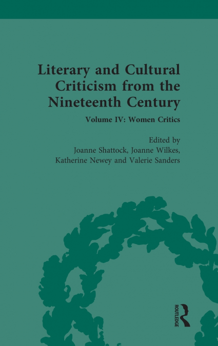 Literary and Cultural Criticism from the Nineteenth Century