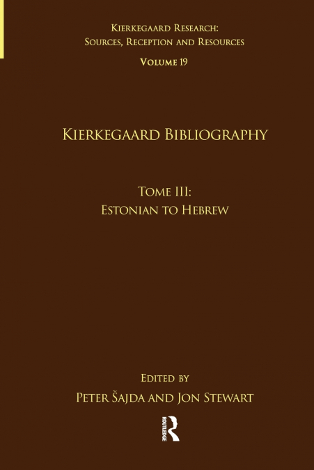 Volume 19, Tome III