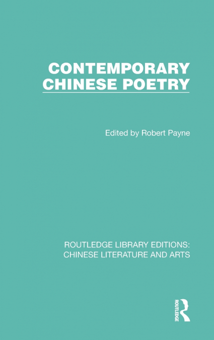 Contemporary Chinese Poetry