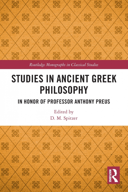 Studies in Ancient Greek Philosophy