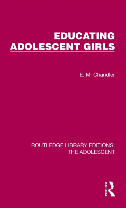 Educating Adolescent Girls