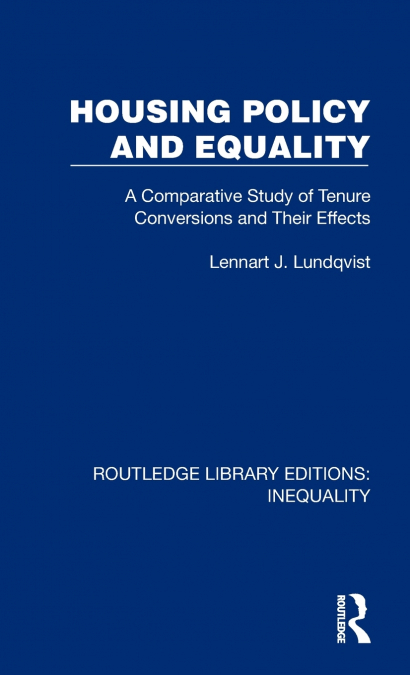 Housing Policy and Equality